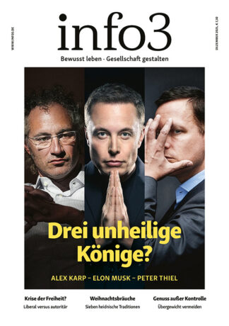 Zeitschrift info3, Dezember 2025 - Cover