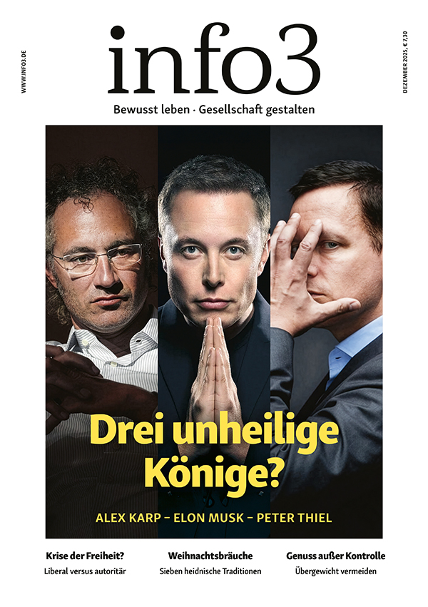 Zeitschrift info3, Dezember 2025 - Cover