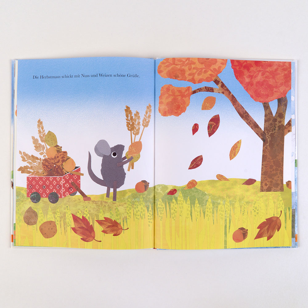 Leo Lionni: Erzähl uns von den Jahreszeiten, Frederick - Layout