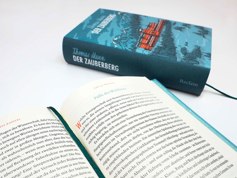 Thomas Mann: Der Zauberberg - Layout