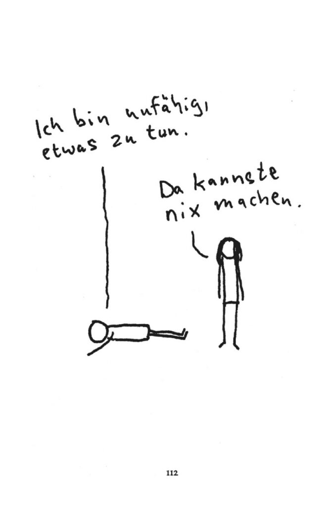 @kriegundfreitag: Wo kein Wille ist, ist auch eine Couch und Das Männchen ohne Eigenschaften - Innenansicht