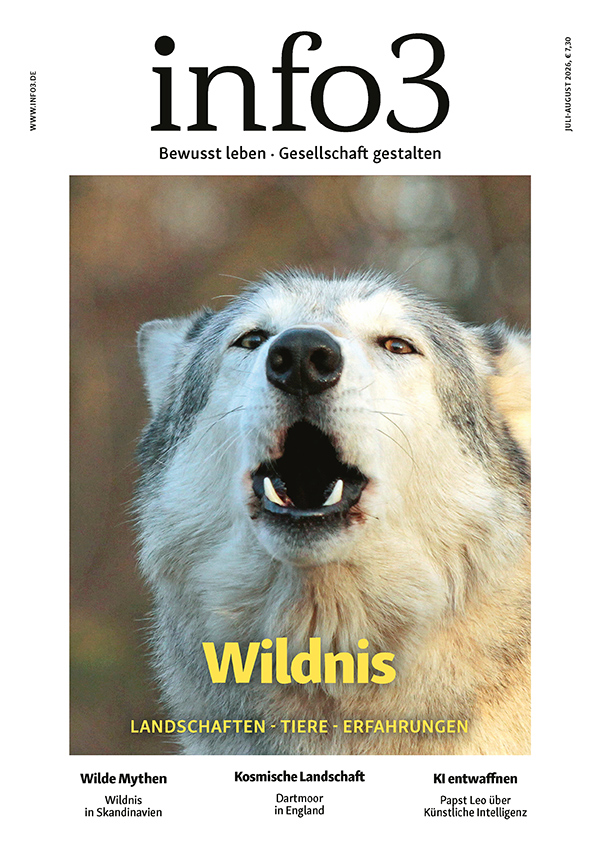 Zeitschrift info3, Juli/August 2026 - Cover