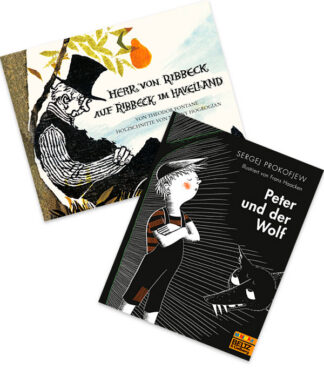 Sergej Prokofjew: Peter und der Wolf PLUS Theodor Fontane: Herr von Ribeck ... - Cover Bundle