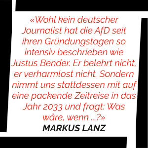 Justus Bender: Deutschland 2033 - Layout