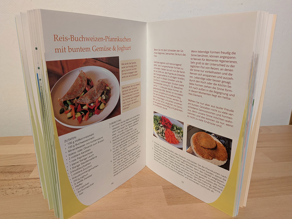 Kochen als Kunst, die Lebenskräfte zu stärken - Layout